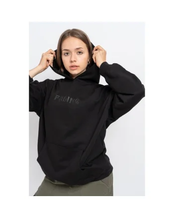 Hanorac oversize cu gluga cu buzunar kangaroo
