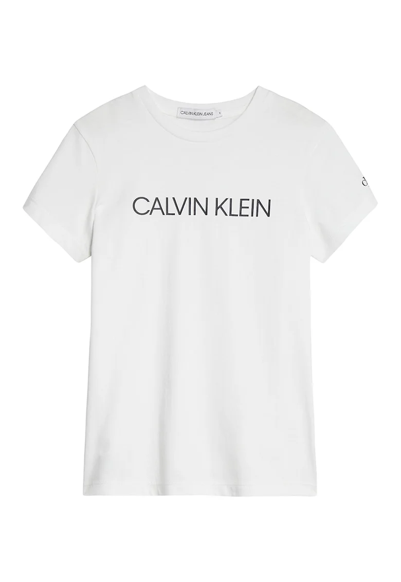 Tricou slim fit de bumbac organic