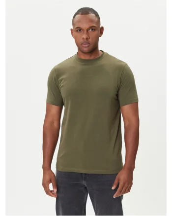 Tricou barbati  verde, bumbac
