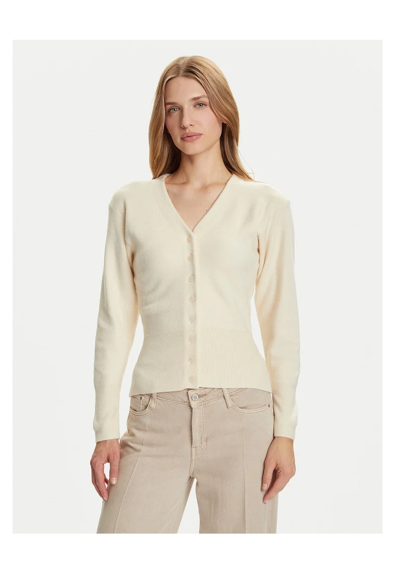Cardigan dama,  bej, moale