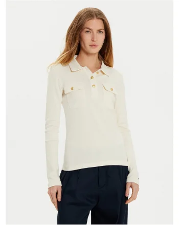 Bluza polo dama,  Ecru