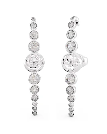 Cercei  Perfect Illusion stud lung si cristale JUBE03372JWRHT-U, Argintiu