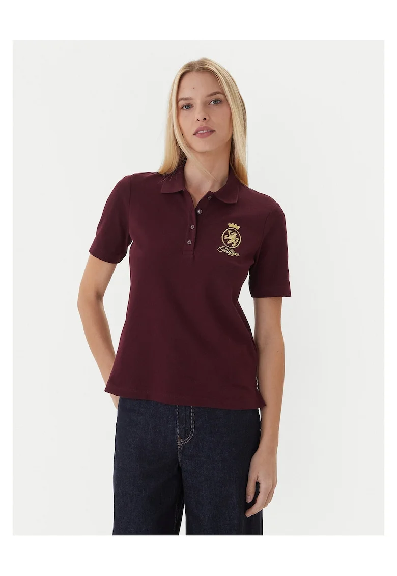 Tricou dama,  Visiniu, Polo