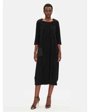Rochie tricotata de dama  negru