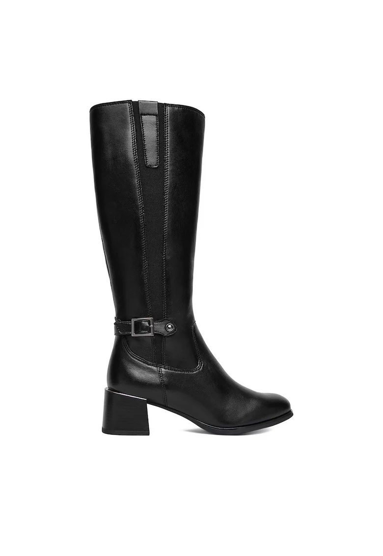 Cizme dama,  CEO-WB-THESSA-34, piele naturala, negru