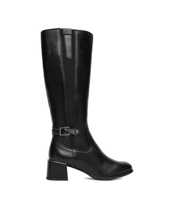 Cizme dama,  CEO-WB-THESSA-34, piele naturala, negru