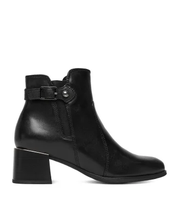 Botine negre  pentru femei, Negru
