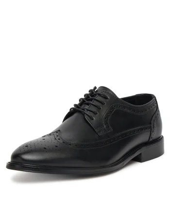 Pantofi barbatesti,  din piele naturala, negru,