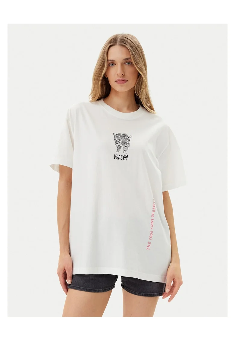 Tricou dama  alb, din bumbac
