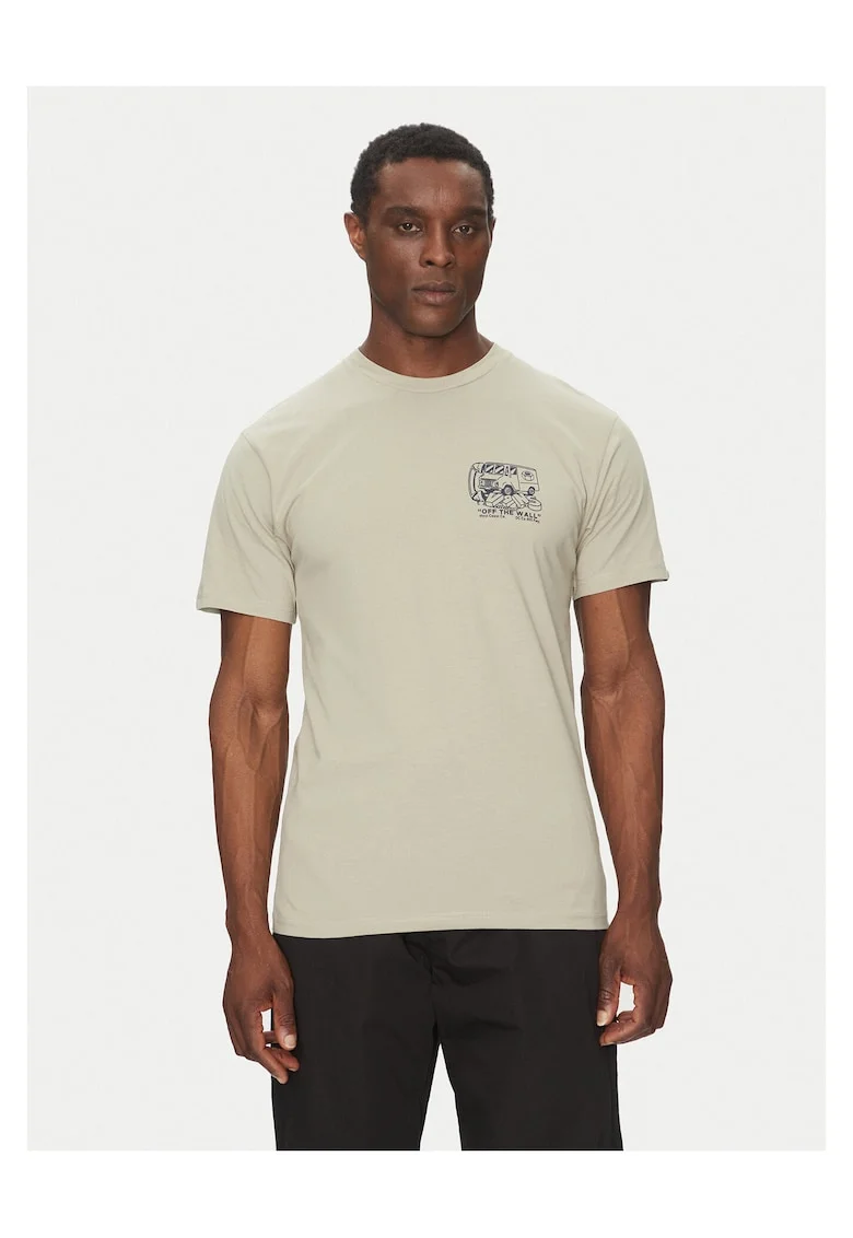 Tricou barbati  bej, bumbac