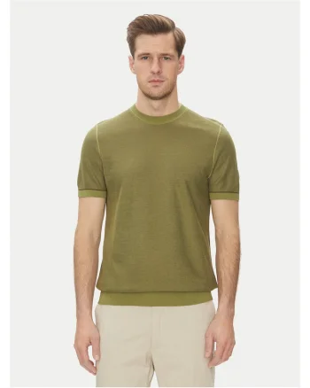 Tricou barbat  verde, din material bumbac