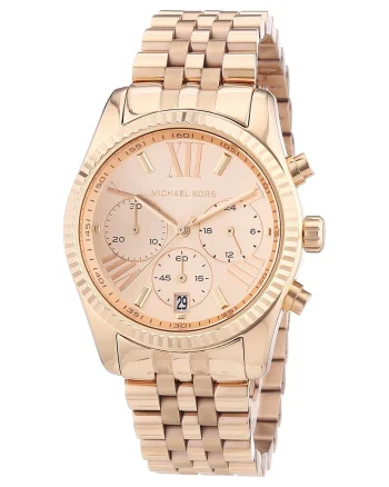 Ceas cronograf auriu rose Lexington