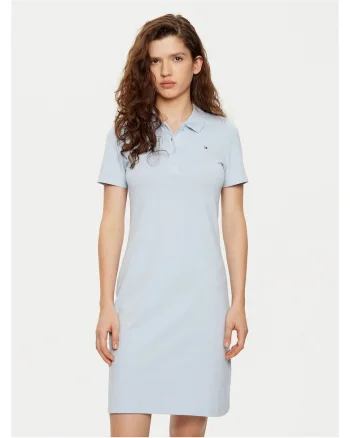 Rochie casual dama  albastru deschis, fabricata din material de calitate