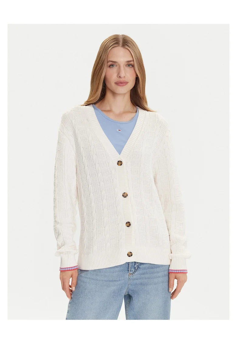 Cardigan dama  ecru,