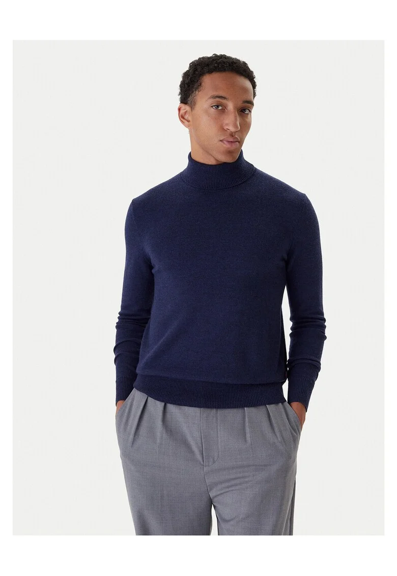Bluza barbati,  bleumarin, bumbac