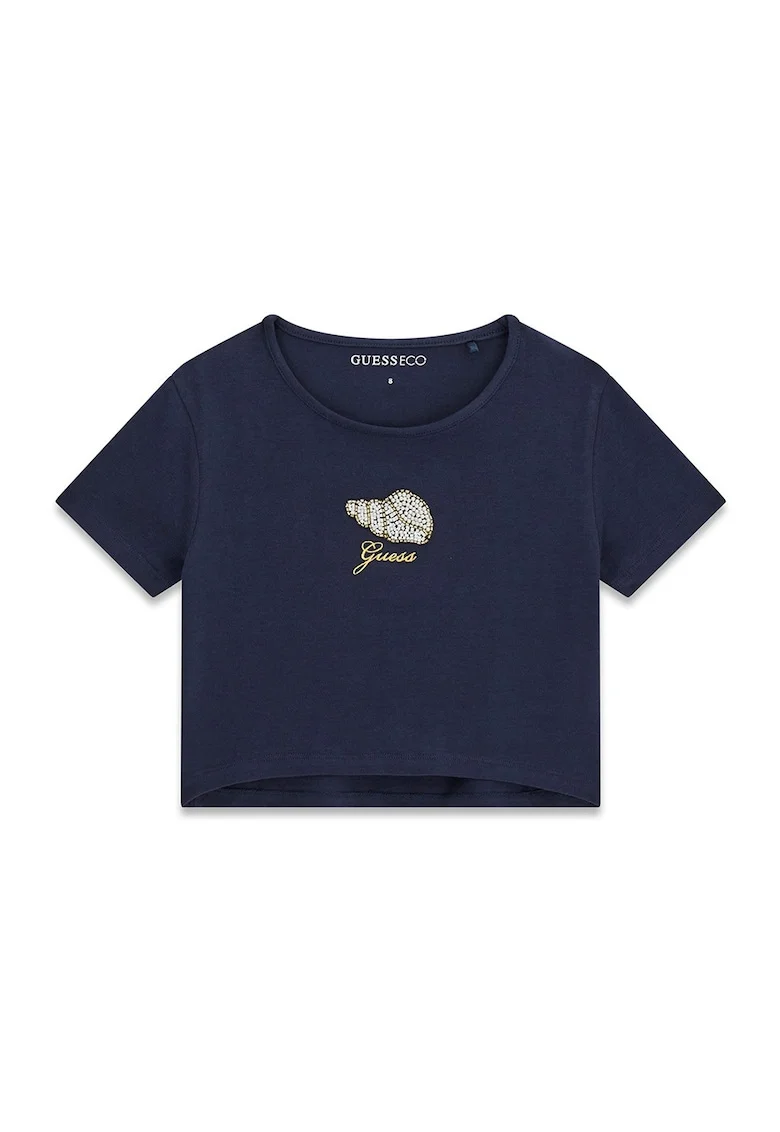 Tricou cu logo brodat