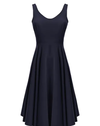 Rochie dama,  Poliester, Albastru, A139