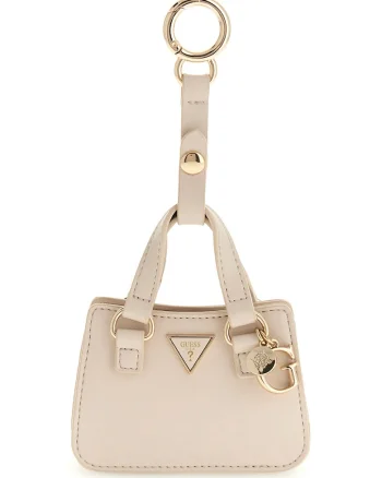 Breloc cu etui mic, Maro taupe deschis