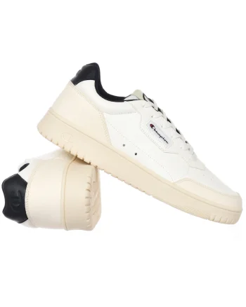 Tenisi barbati,  ROYAL II LOW S22118-WW011, Alb/Crem, 42.5, Deget Rotund, Pe Tot Parcursul Anului, Confortabil, Stil Casual