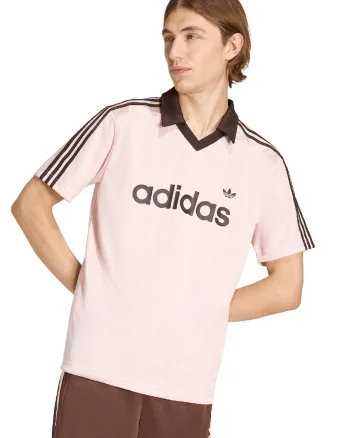 Tricou polo cu logo, Maro/Roz prafuit