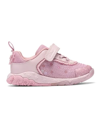 Tindal-Wish-T din material textil cu velcro, Roz deschis/Roz pastel