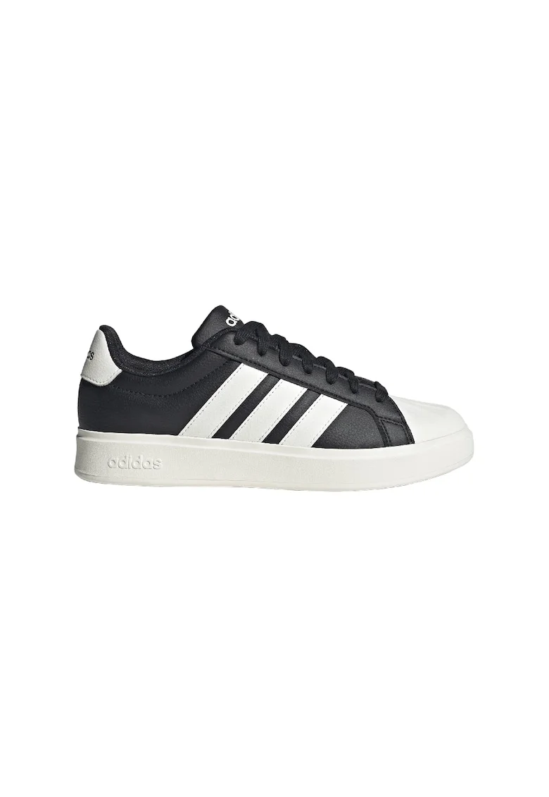Pantofi sport Streettalk din piele ecologica, Alb/Negru