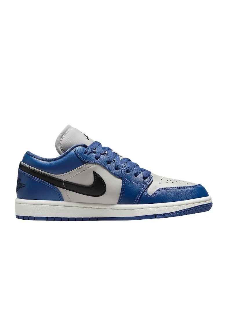Tenisi  Air Jordan 1 Low DC0774-402, piele naturala, Albastru/Alb, 38.5EU