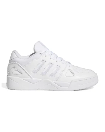 Pantofi sport de piele ecologica Mid City, Alb