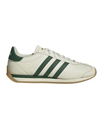 Pantofi sport Runvista din piele ecologica cu logo lateral, Alb/Verde