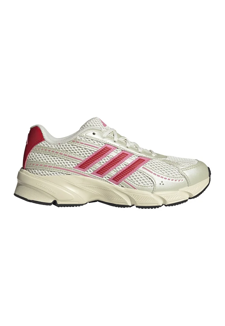 Pantofi sport din material textil Technochaos 2000, Fucsia/Alb murdar