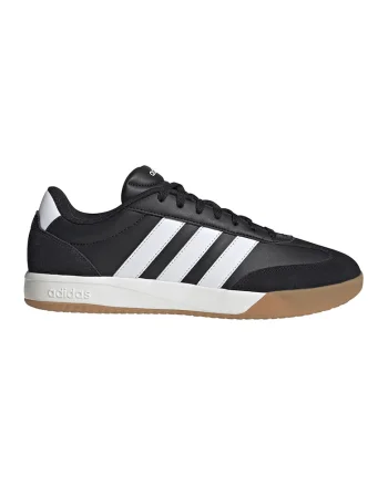 Pantofi sport low-cut cu garnituri din piele intoarsa sintetica VL Court, Negru/Alb optic