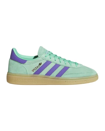 Pantofi sport low-cut din piele intoarsa Spezial, Violet/Verde menta
