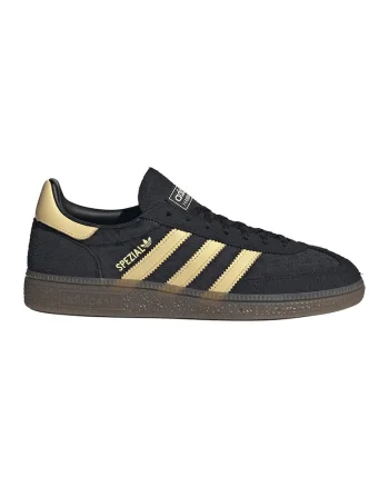Pantofi cu piele intoarsa pentru handbal Spezial, Negru/Galben pal