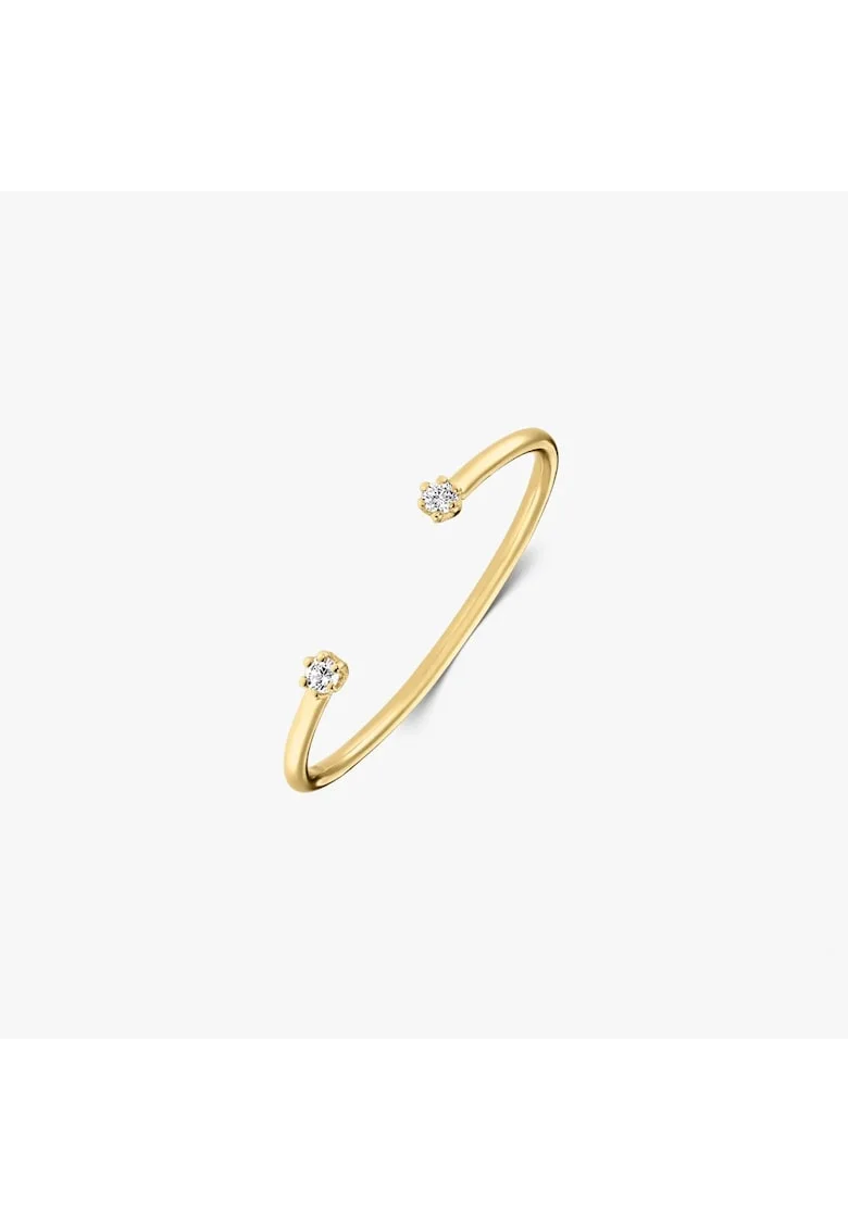 Inel din aur galben Ava – Diamante