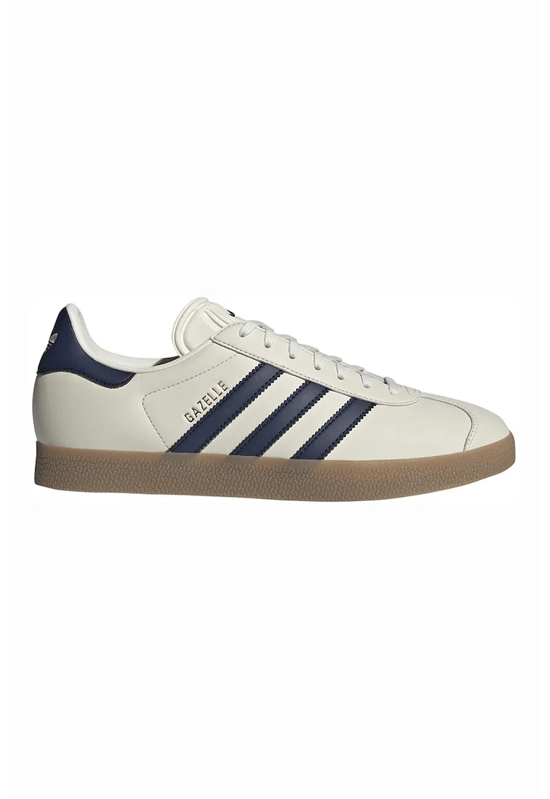 Pantofi sport Gazelle low-cut de piele ecologica, Albastru ultramarin/Bej deschis