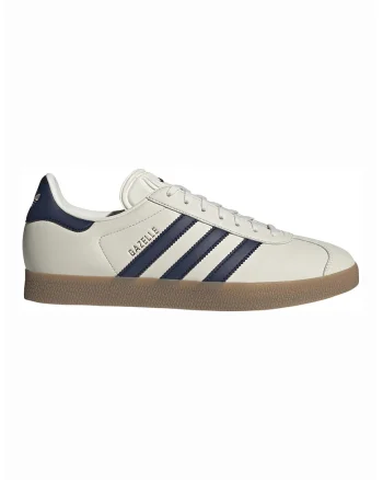 Pantofi sport Gazelle low-cut de piele ecologica, Albastru ultramarin/Bej deschis