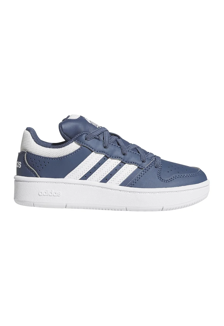 Pantofi sport Hoops din piele ecologica, Alb/Albastru