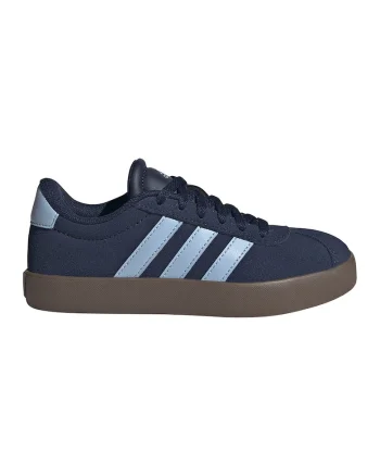 Pantofi sport VL Court 3.0 de piele intoarsa, Albastru pastel/Bleumarin