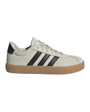 Pantofi sport VL Court 3.0 de piele intoarsa, Negru/Gri deschis