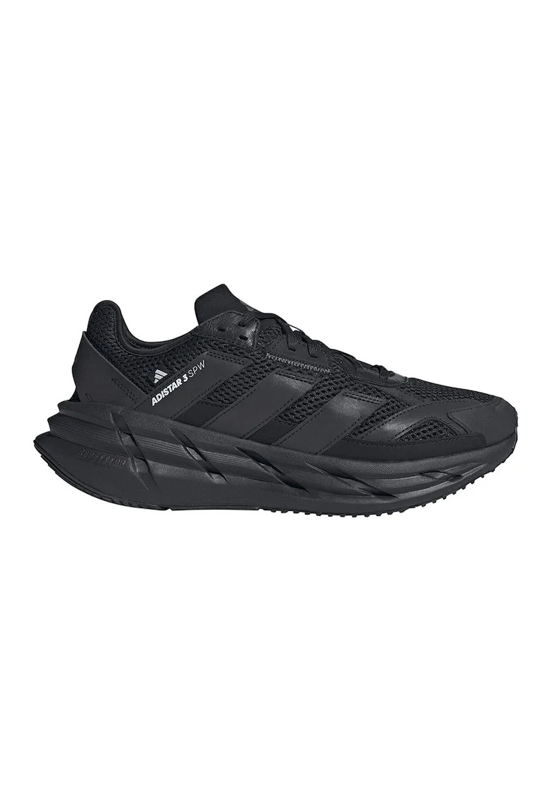 Pantofi sport Adistar de plasa cu garnituri de piele, Negru