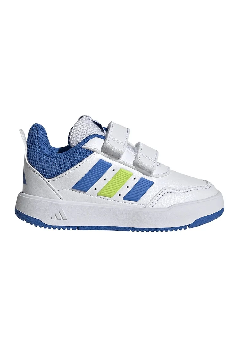 Pantofi sport Tensaur Sport 3.0 de piele ecologica cu velcro, Albastru pastel/Verde pal/Alb optic