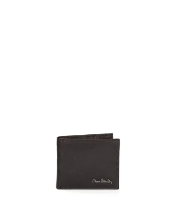 Portofel din piele cu logo metalic 168331