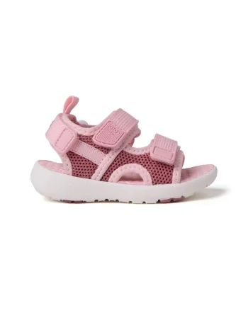 Sandale cu velcro, Roz