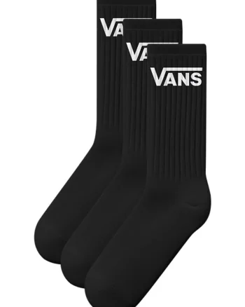Set de sosete lungi cu logo - 3 perechi, Negru/Alb murdar