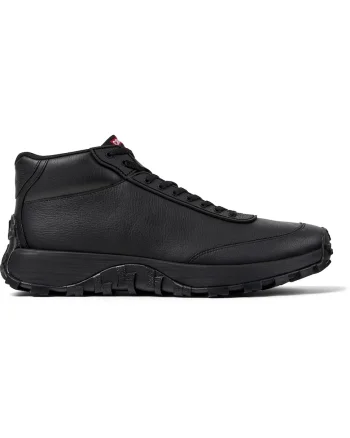 Pantofi mid-cut de piele Drift Trail, Negru