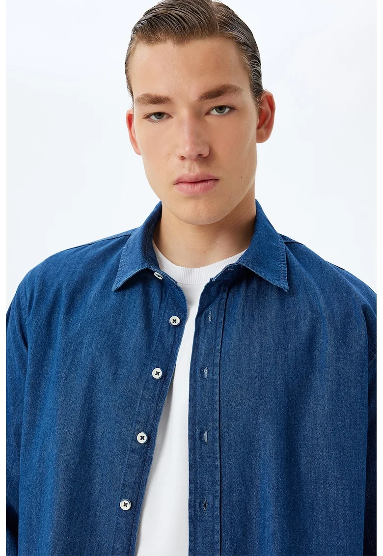 Camasa de denim, Albastru inchis