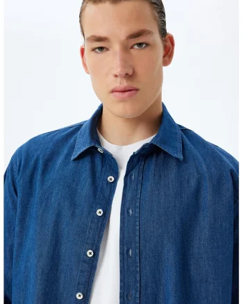 Camasa de denim, Albastru inchis