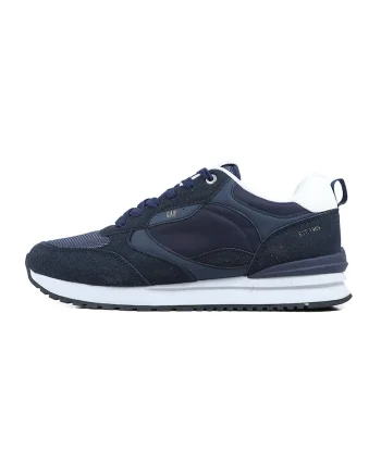 Pantoif sport low-cut cu insertii de plasa, Bleumarin