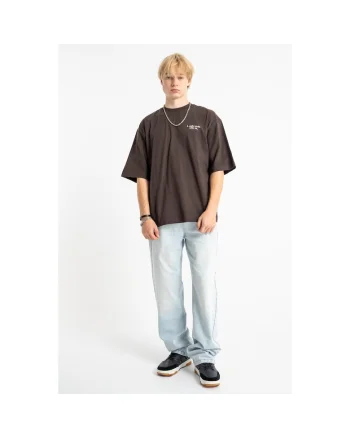 Tricou supradimensionat din bumbac cu imprimeu,