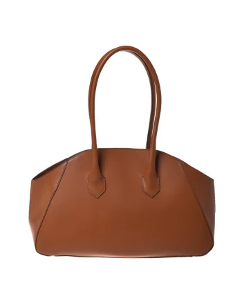 Geanta bowler din piele, Maro, 25x44x14.5